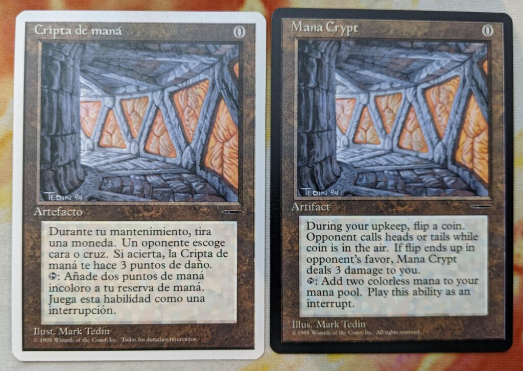 Mana Crypt Misprint – geoCities of Brass